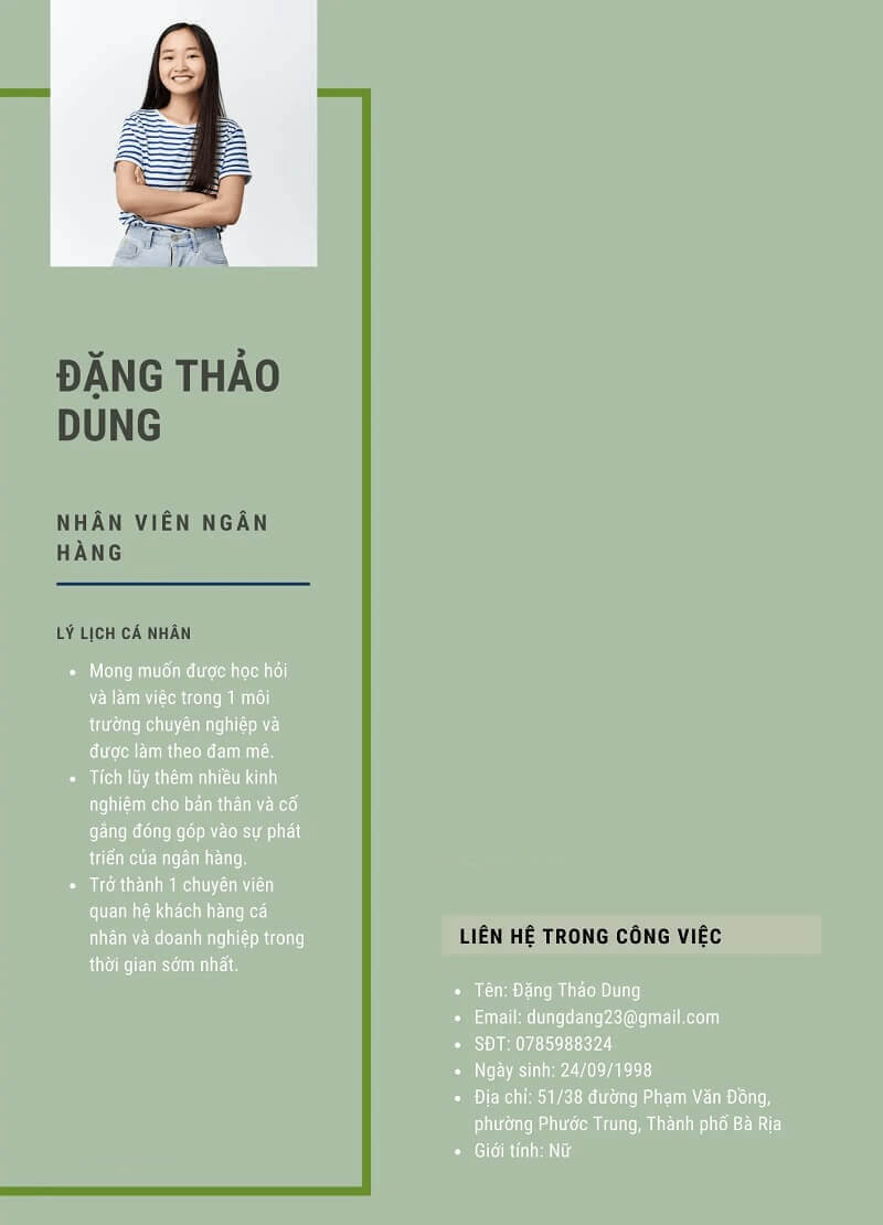 Thông Tin Cá Nhân