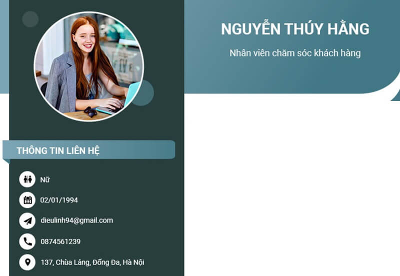 Thông Tin Cá Nhân