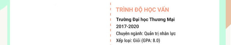 Trình Độ Học Vấn