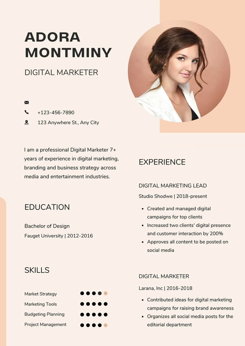 Màu sắc nên sử dụng cho CV trong ngành truyền thông