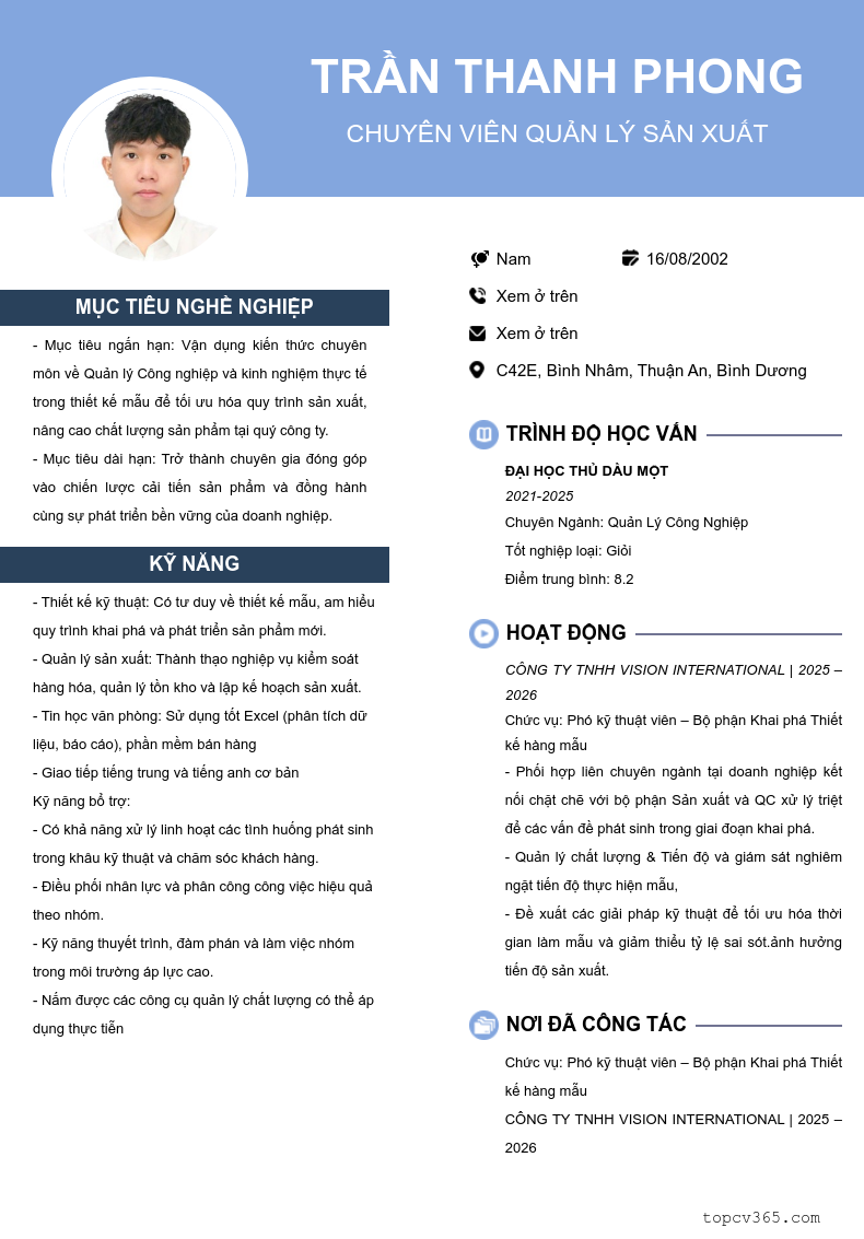cv