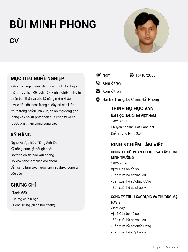 cv