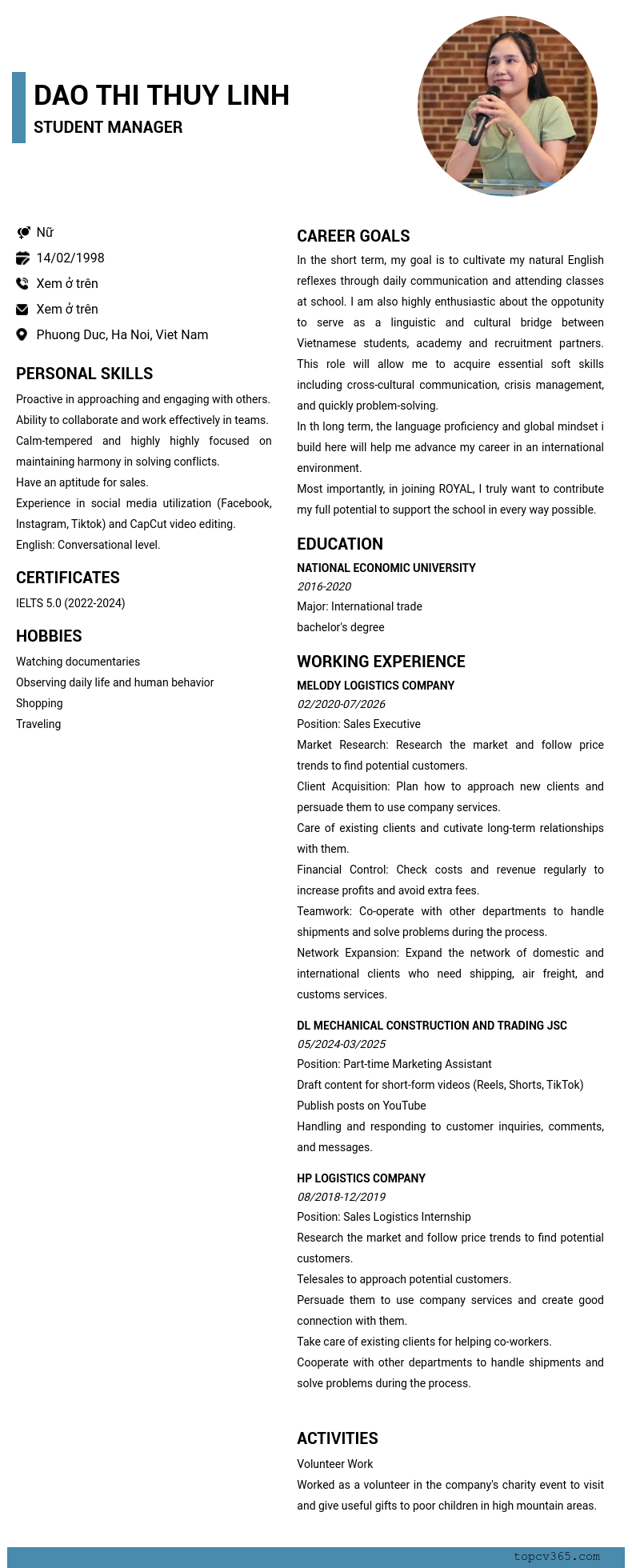 cv