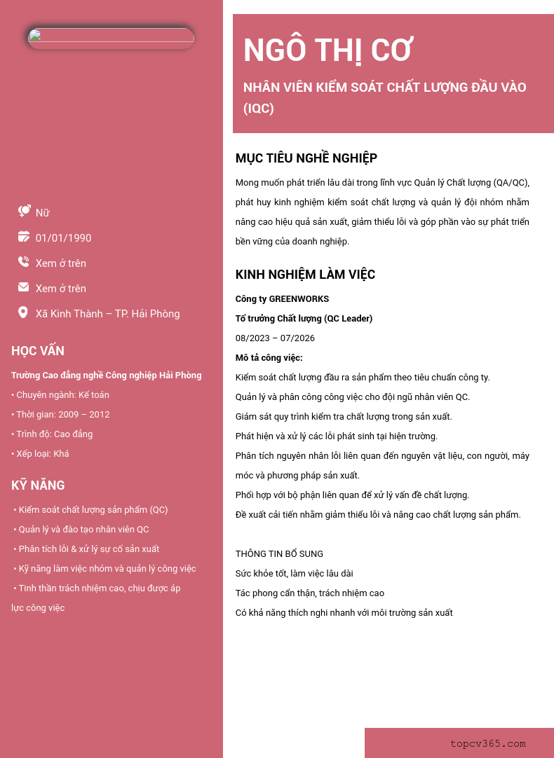cv