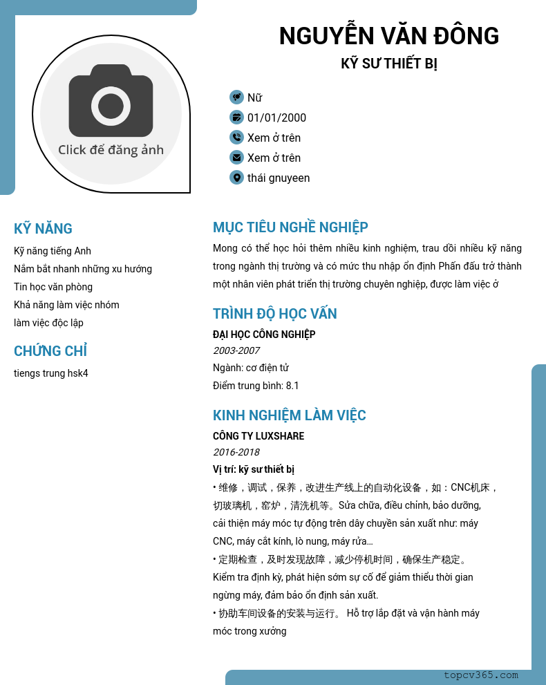 cv