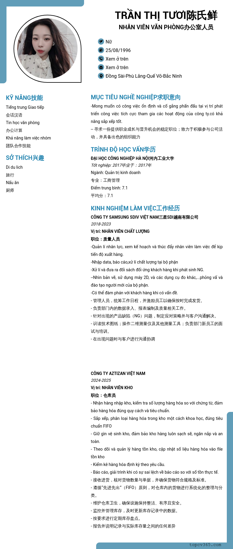 cv